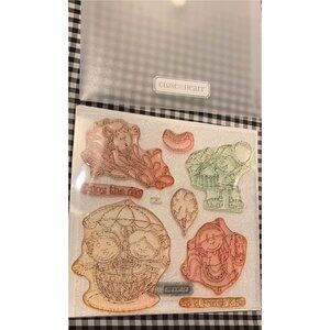 Theme Park My Acrylix Close To My Heart Decorative Stamp Set D1430 USA-Made